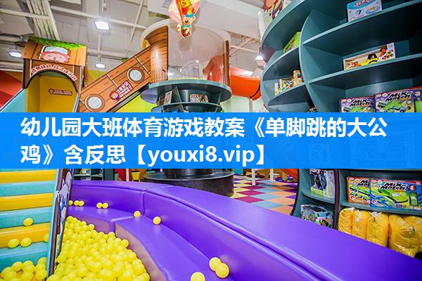 幼儿园大班体育游戏教案《单脚跳的大公鸡》含反思